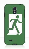 Lee Wilson Running Man Exit Sign Samsung Galaxy Mobile Phone Case 124