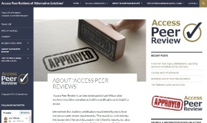 Access Peer Review Screen Image