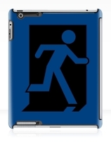 Running Man Exit Sign Apple iPad Tablet Case 160
