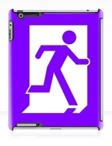 Running Man Exit Sign Apple iPad Tablet Case 32
