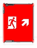 Running Man Exit Sign Apple iPad Tablet Case 82