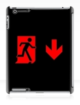 Running Man Exit Sign Apple iPad Tablet Case 93