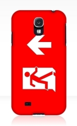 Running Man Exit Sign Samsung Galaxy Mobile Phone Case 107