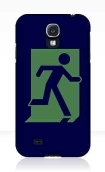 Running Man Exit Sign Samsung Galaxy Mobile Phone Case 110