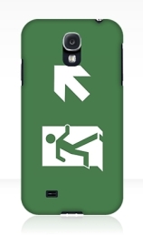 Running Man Exit Sign Samsung Galaxy Mobile Phone Case 120