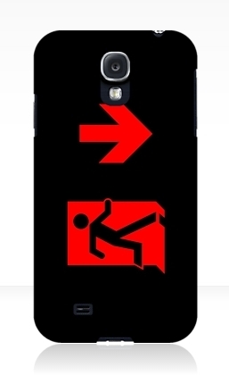 Running Man Exit Sign Samsung Galaxy Mobile Phone Case 163