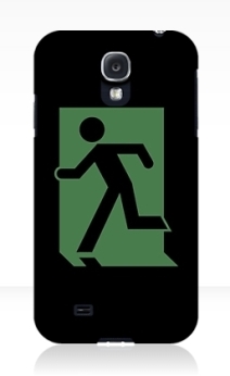 Running Man Exit Sign Samsung Galaxy Mobile Phone Case 33