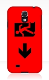 Running Man Exit Sign Samsung Galaxy Mobile Phone Case 55