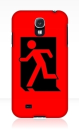 Running Man Exit Sign Samsung Galaxy Mobile Phone Case 60