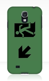 Running Man Exit Sign Samsung Galaxy Mobile Phone Case 69