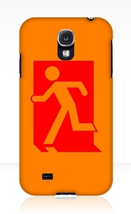 Running Man Exit Sign Samsung Galaxy Mobile Phone Case 88