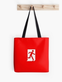 Running Man Exit Sign Tote Shoulder Carry Bag 19