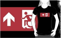 Accessible Means of Egress Icon Adult t-shirt 111