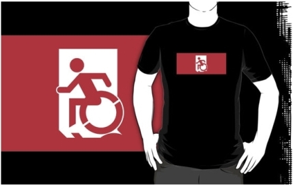 Accessible Means of Egress Icon Adult t-shirt 125