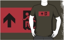 Accessible Means of Egress Icon Adult t-shirt 2