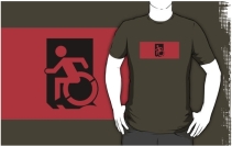 Accessible Means of Egress Icon Adult t-shirt 57