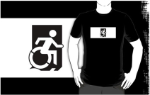 Accessible Means of Egress Icon Adult t-shirt 63