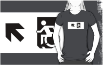 Accessible Means of Egress Icon Adult t-shirt 66
